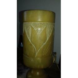 Brocante lamp natuursteen