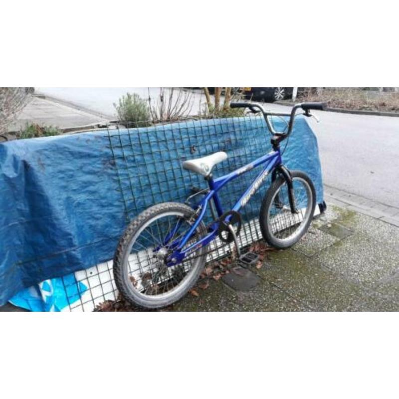 20 inch HARO Jongens-crossfiets blauw metallic
