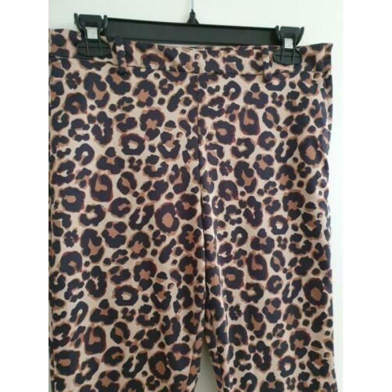 Tijgerprint broek maat S