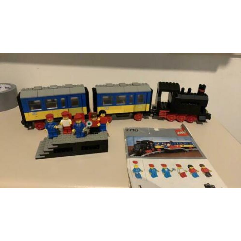 LeGo trein 7710 met boekje compleet