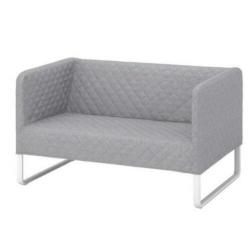 Ikea Knopparp 2-zitsbank lichtgrijs Zo Goed Als Nieuw!