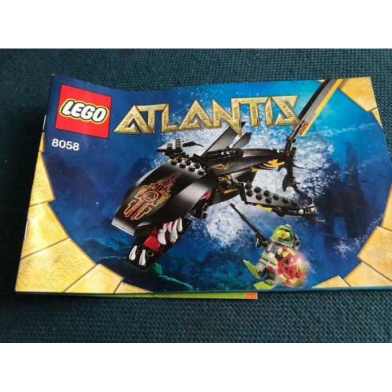 Lego 8058 Atlantis shark haai duiker diepzee