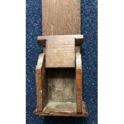 Oude houten messenslijper Slijpplank