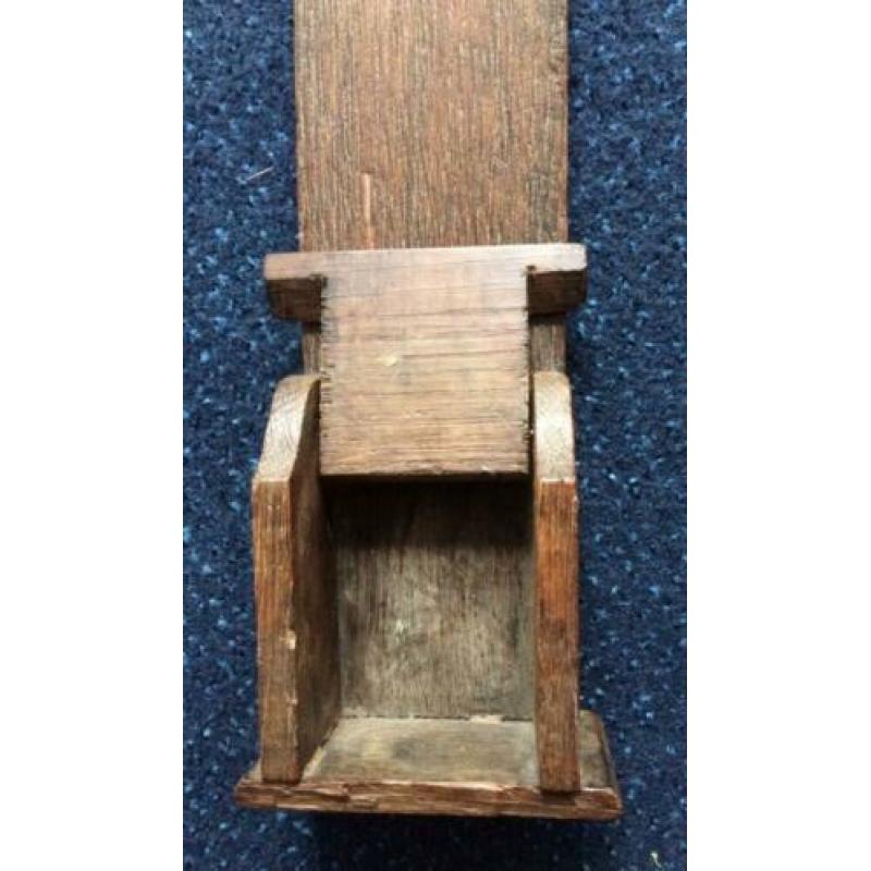 Oude houten messenslijper Slijpplank