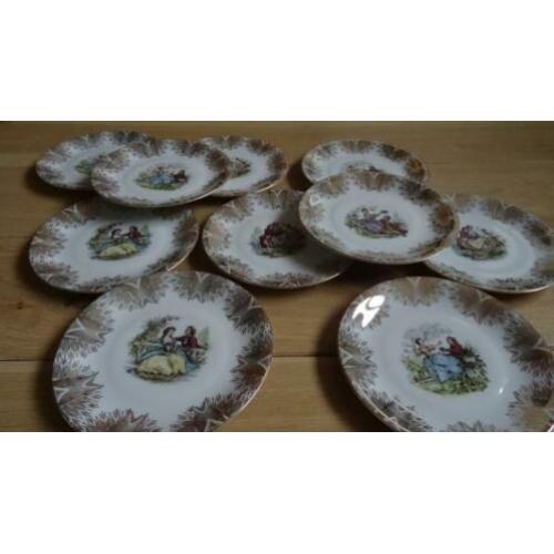 Barok Porseleinen Bord Bordjes van Bavaria