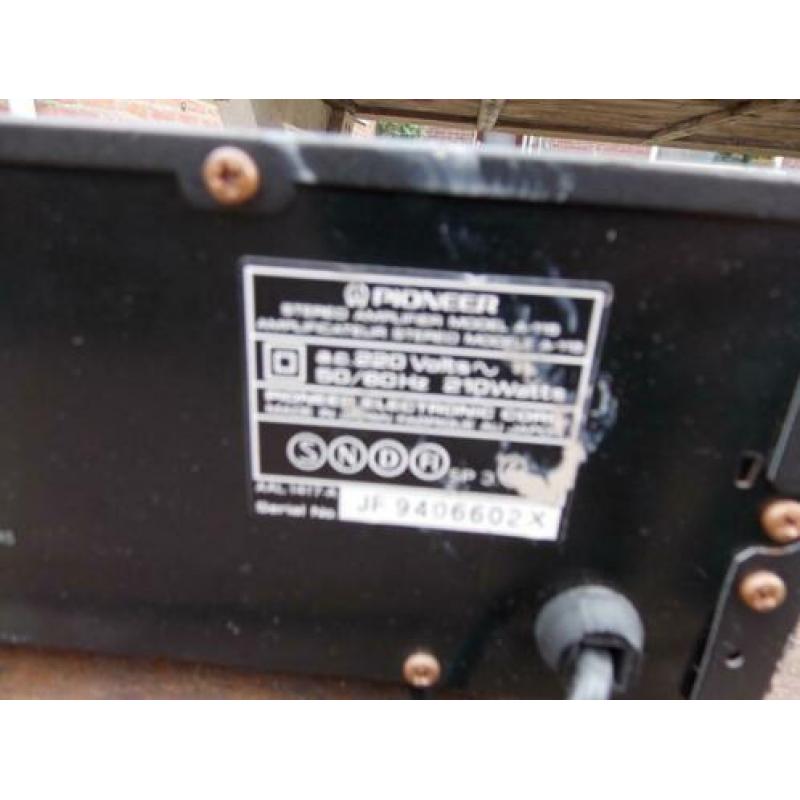 Pioneer a 115 210 watt versterker