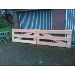 Nieuw Douglas landhek / weidehek 4 meter breed