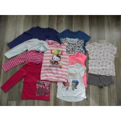 Pakket meisjes kleding maaten: 98-104 (25 stuks)