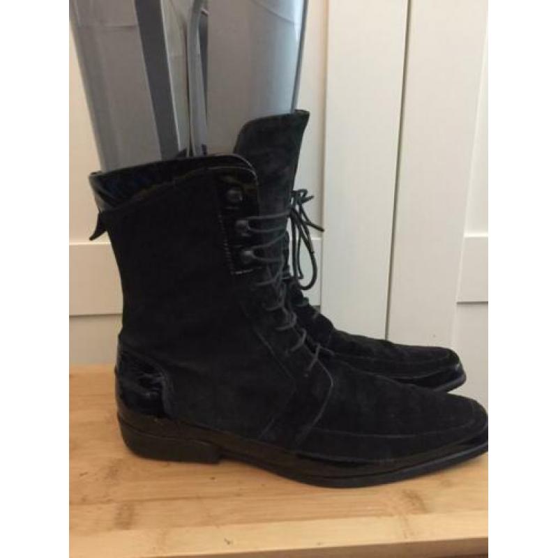 Floris van Bommel 39 mooie hoge zwarte schoenen