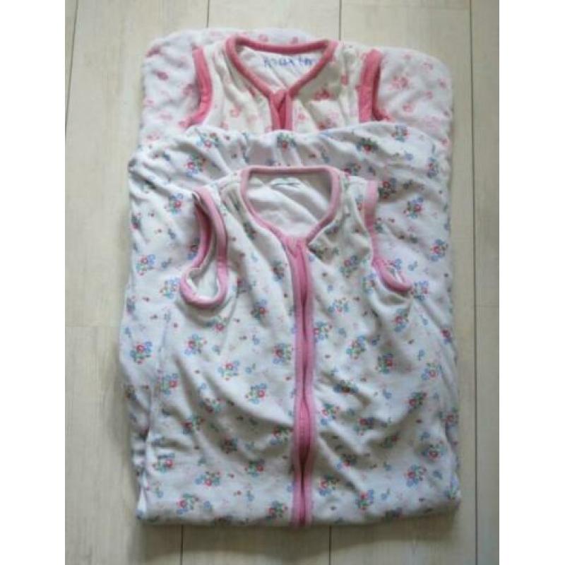 2 stuks zomer babyslaapzak maat 86 - 104 roze