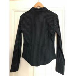Vanilia zwarte Blouse - maat M