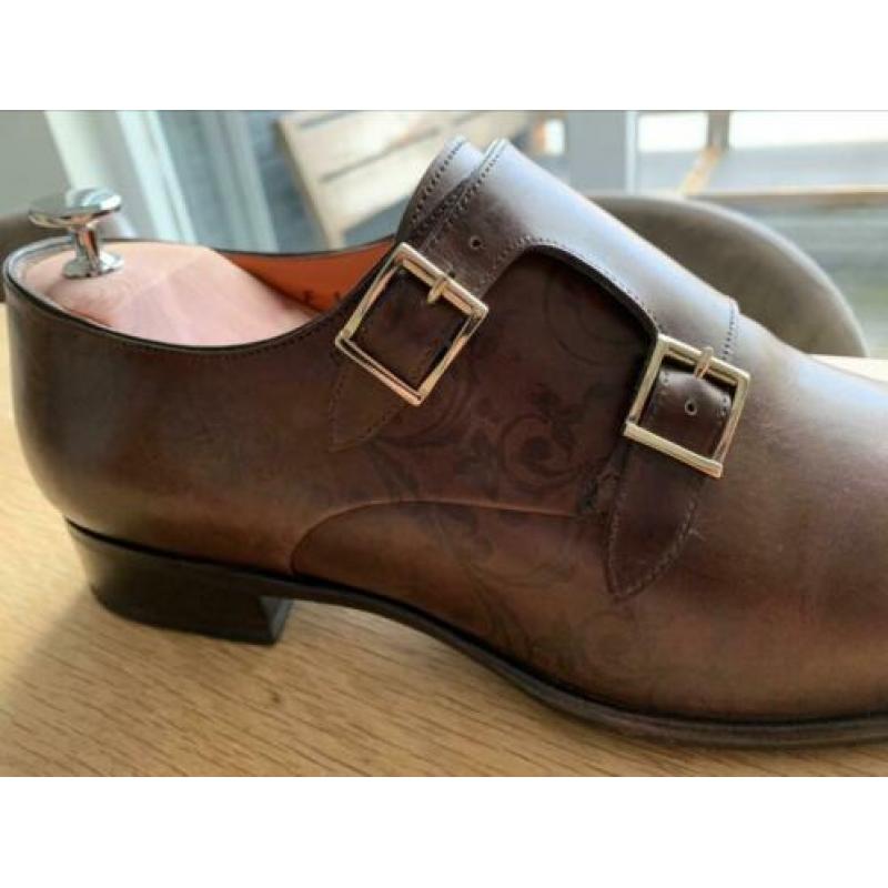 Santoni Cognac herenschoenen mt44