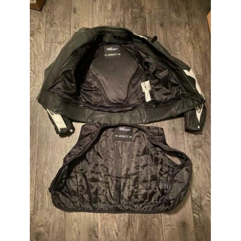 Complete leren race outfit maat 52/L/44
