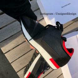 Balenciaga Race Runners Sneakers Schoenen Maat 38 Zwart Rood
