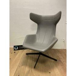 2x Moroso Take A Line For A Walk / grijs Leder