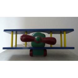 kinderkamer lamp "dubbeldekker vliegtuig"