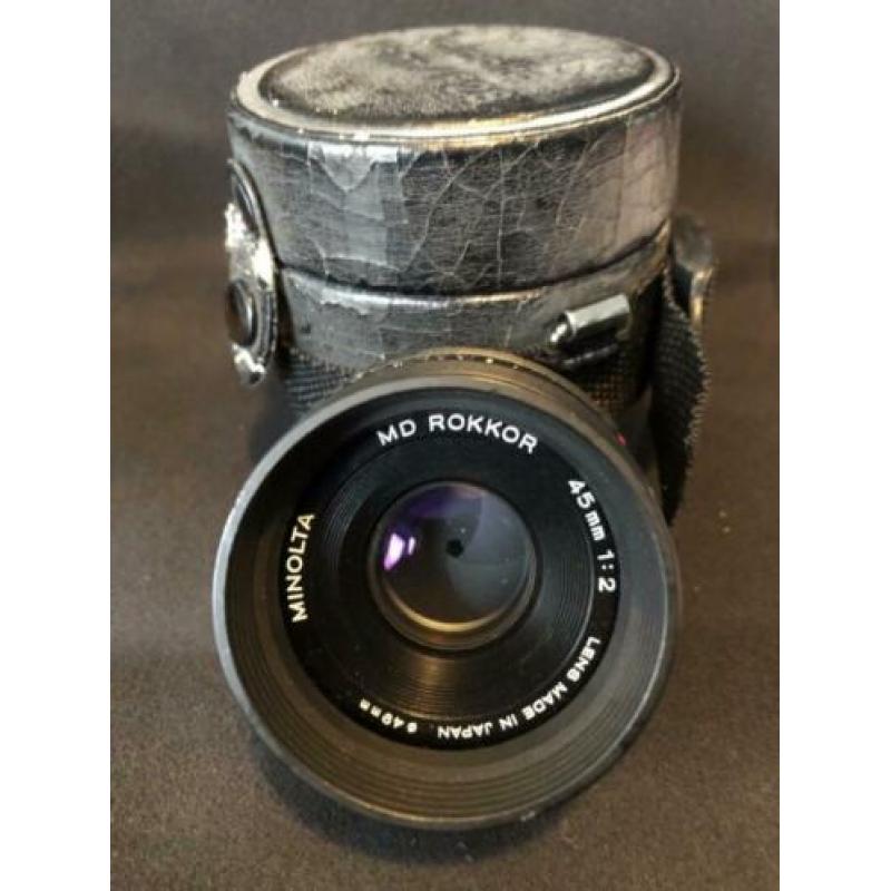 Minolta md rokkor 45 mm 1:2