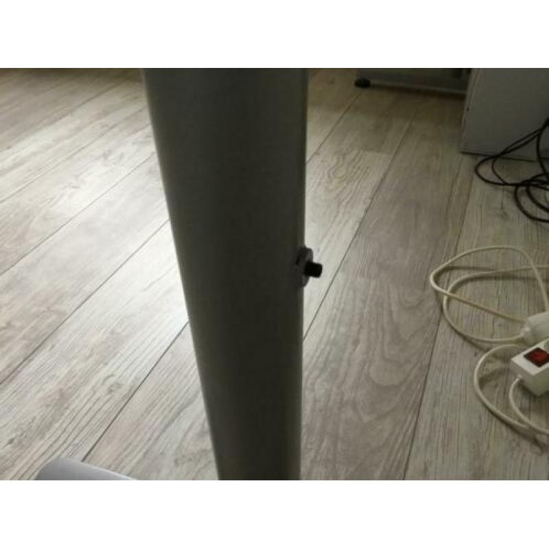 Ikea bureau, blad & onderstel, bekant, hoogteverst. 80x160