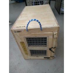 Te koop houten bench kooi vervoersbox
