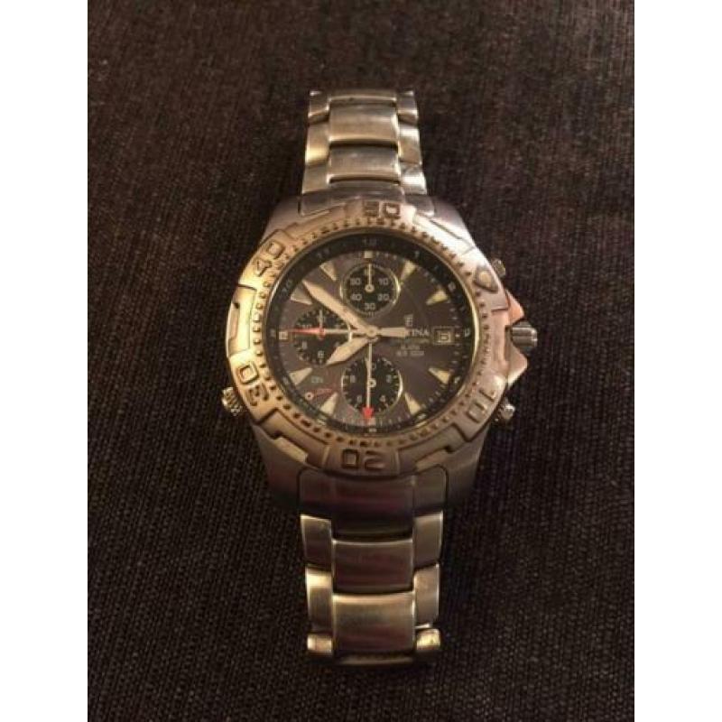 Festina horloge 8967,Chronograph,Alarm,W.R. 100m,werkt prima
