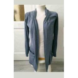 Donkergrijs vest maat L