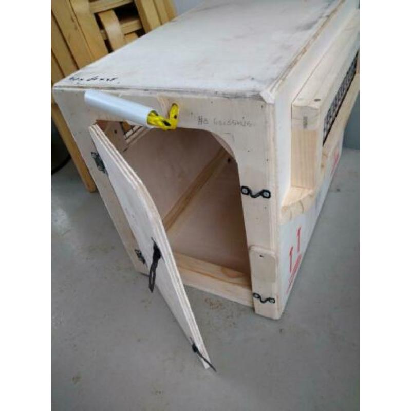 Te koop houten bench kooi vervoersbox