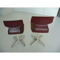 Pagholz schoolstoelen Galvanitas bruin industrieel