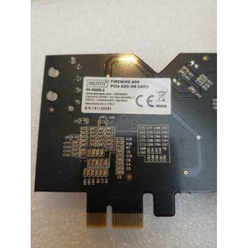 Firewire pci-e kaart 800. past oa op saffire pro40
