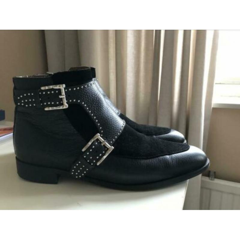Bikerboots, enkellaarsjes, Pertini, maat 40, zo goed als nie