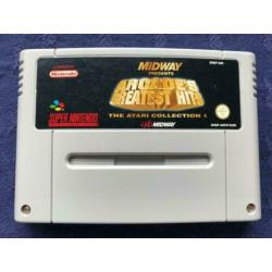 Nintendo Snes spel Arcade`s Greatest Hits. Losse cassette ,