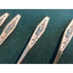 Royal Albert moonlight rose theelepels/jamlepel
