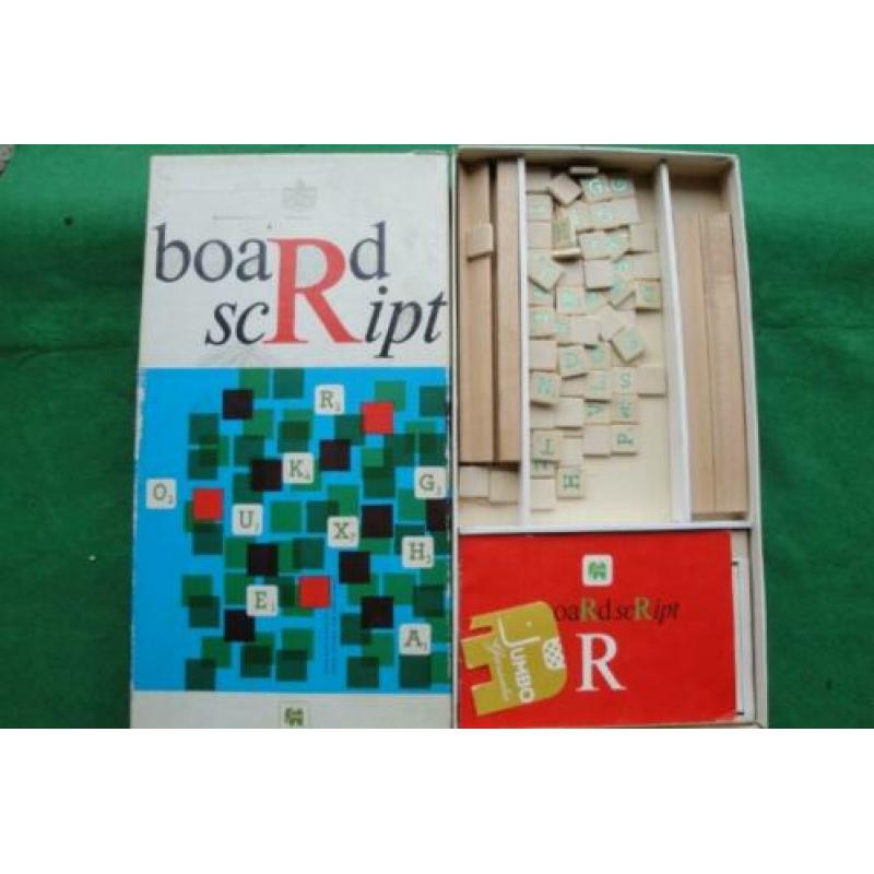 BORDSPEL BOARD SCRIPT VAN JUMBO Voor 1tot4 spelers 3.95euro