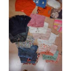 Groot pakket zomerkleding + winterjas maat 86 92