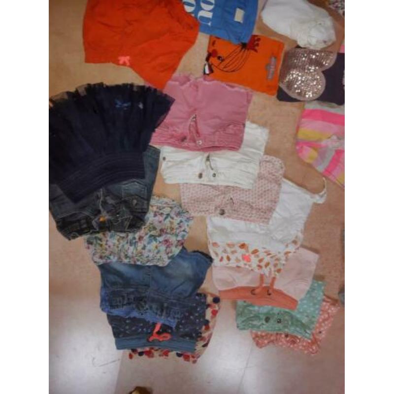 Groot pakket zomerkleding + winterjas maat 86 92