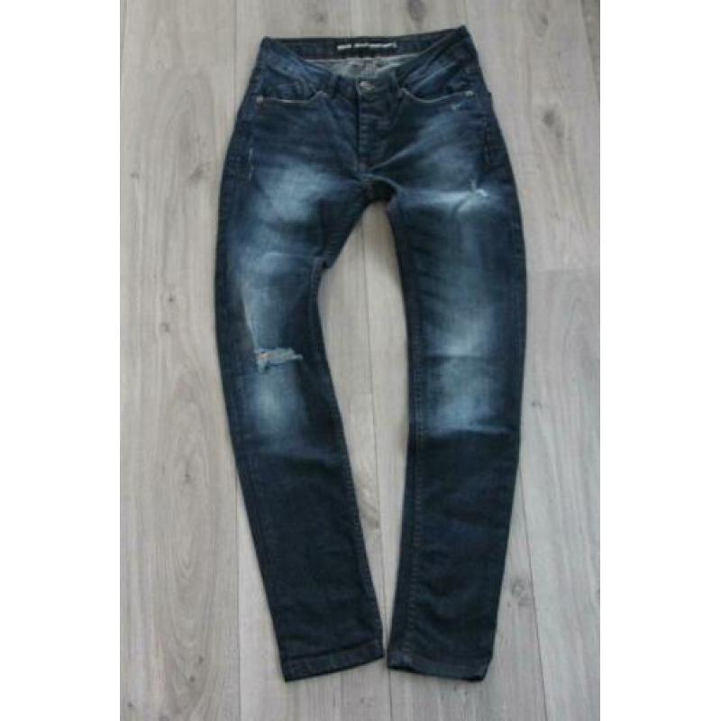 Blauw dames broek DENIM CO, maat XS W26 L30, NIEUW (d21)
