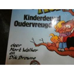 Stripboek familie achterop deel 4 kinderdeugd oudervreugd