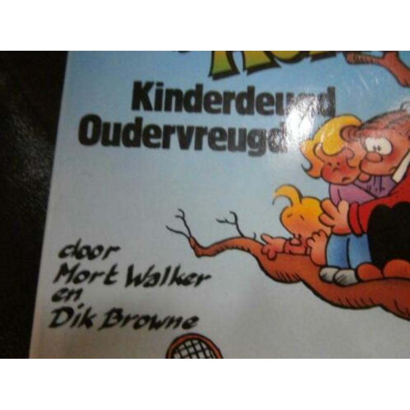 Stripboek familie achterop deel 4 kinderdeugd oudervreugd
