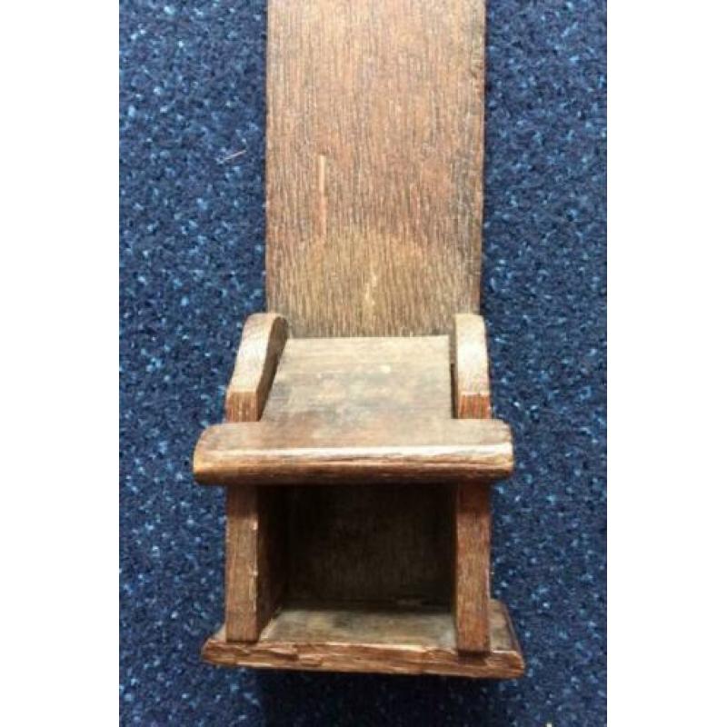 Oude houten messenslijper Slijpplank