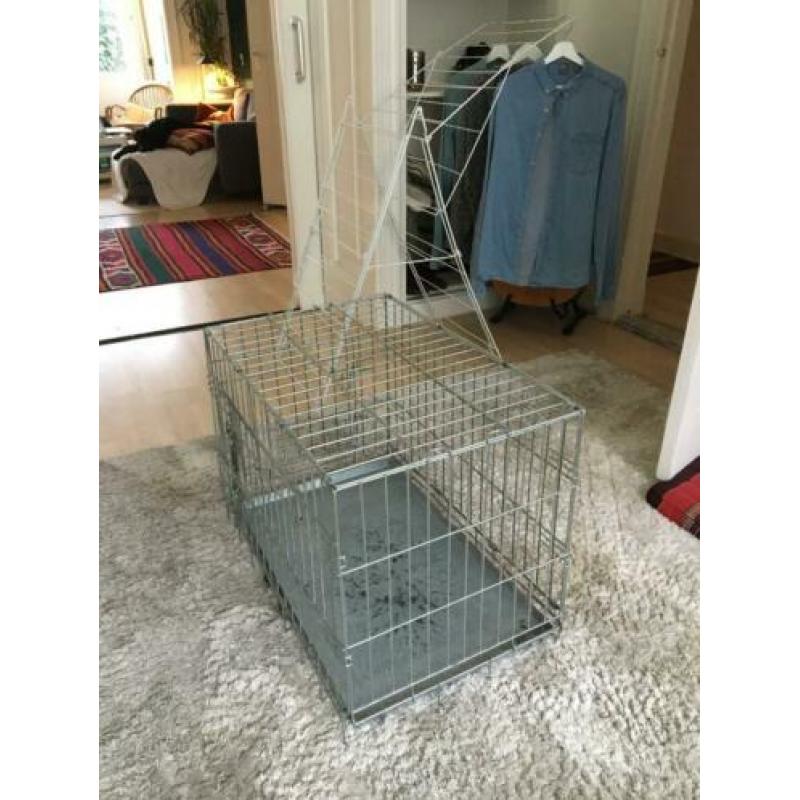 Reis Honden bench inklapbaar met handvat 76x48x55 2 deurs