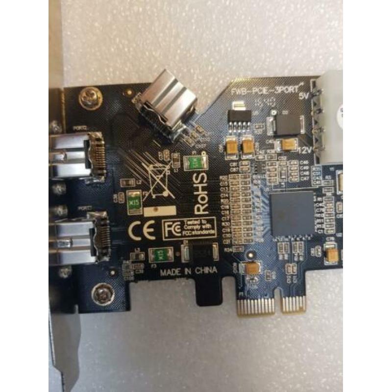 Firewire pci-e kaart 800. past oa op saffire pro40