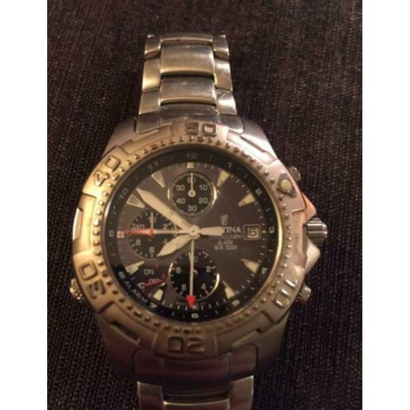 Festina horloge 8967,Chronograph,Alarm,W.R. 100m,werkt prima
