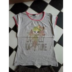 Nono Nononsense setje rok en shirt maat 152-158