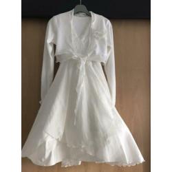 Communiejurk MONNY met bolero maat 128