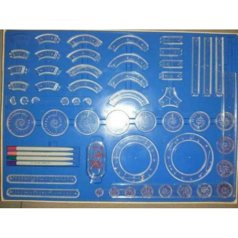 meccano super spirograph vintage tekenset