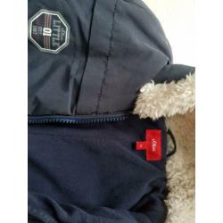 Mooi donkerblauw, warm skipak maat 74/80 van s.Oliver