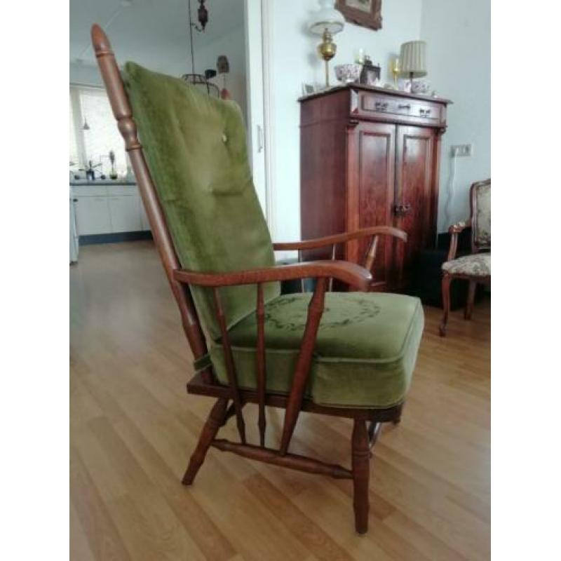 Heerlijk zittende vintage fauteuil in goede staat