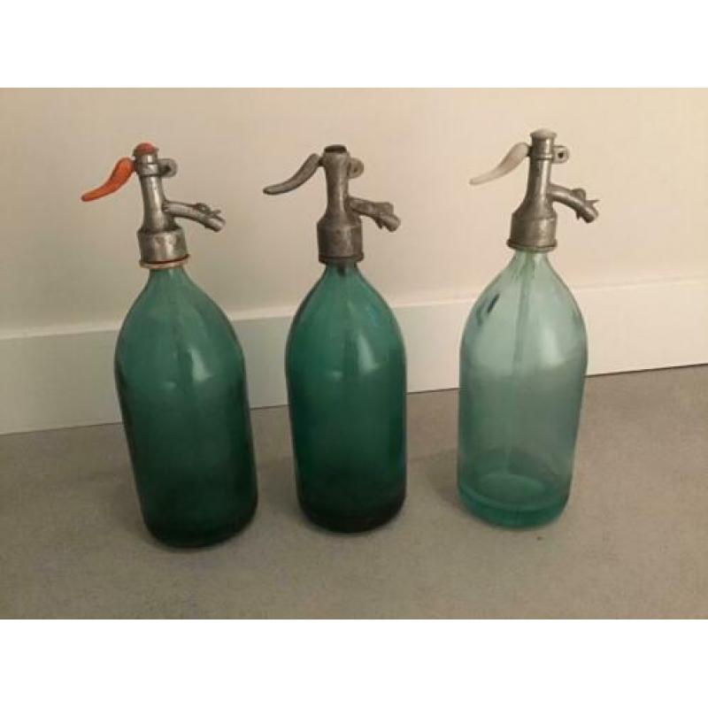 Antieke spuitfles water