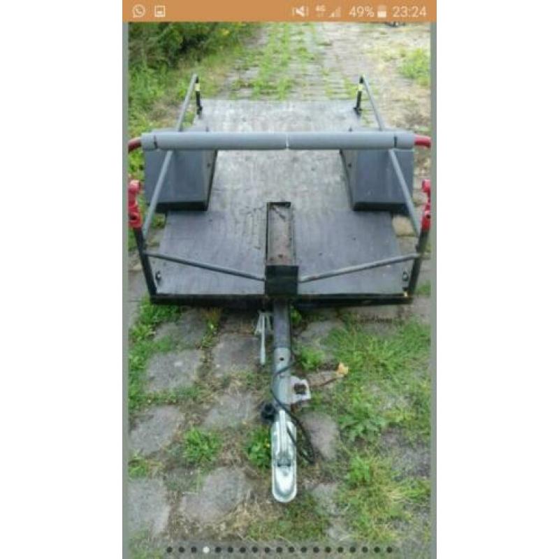 Trailer motorfietsttrailer bromfiets scooter trailer