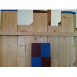 Ridderbed van steigerhout
