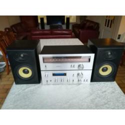 Pioneer SA-508 & TX-608 vintage Hifi set incl. luidsprekers